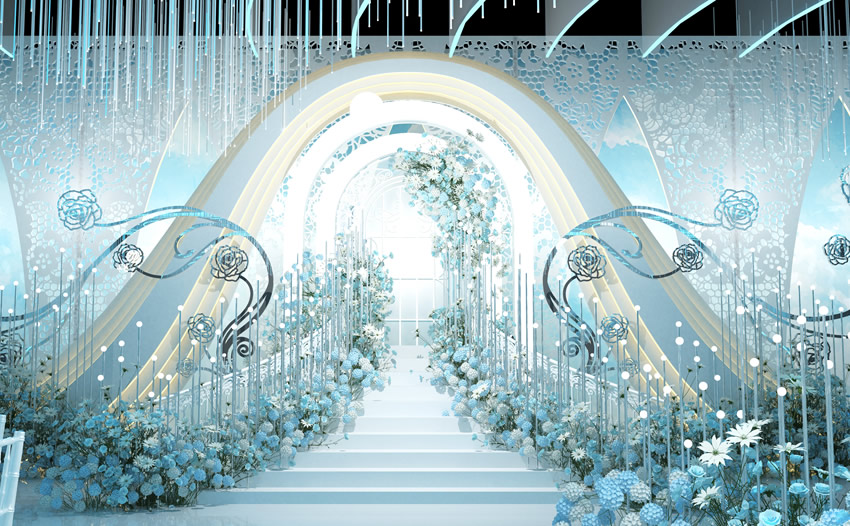 陈仓釡香烙馍村水晶厅效果展示